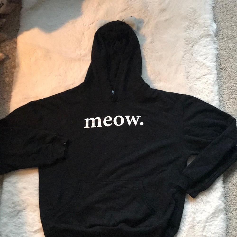 Black cat ear hoodie